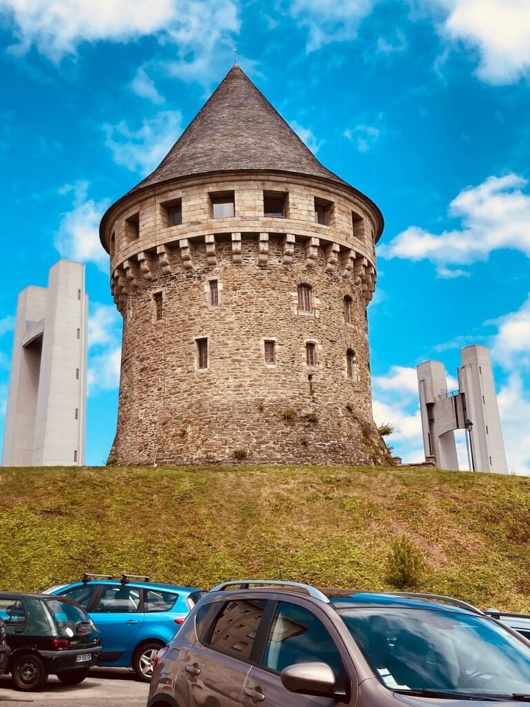 Accueil tower, medieval, bridge, nature, middle ages, brest, brittany, chateau, sky, holiday